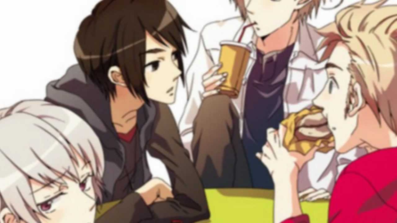 Hetalia~ Shut Me Up [HongIce DenNor & Spamano]