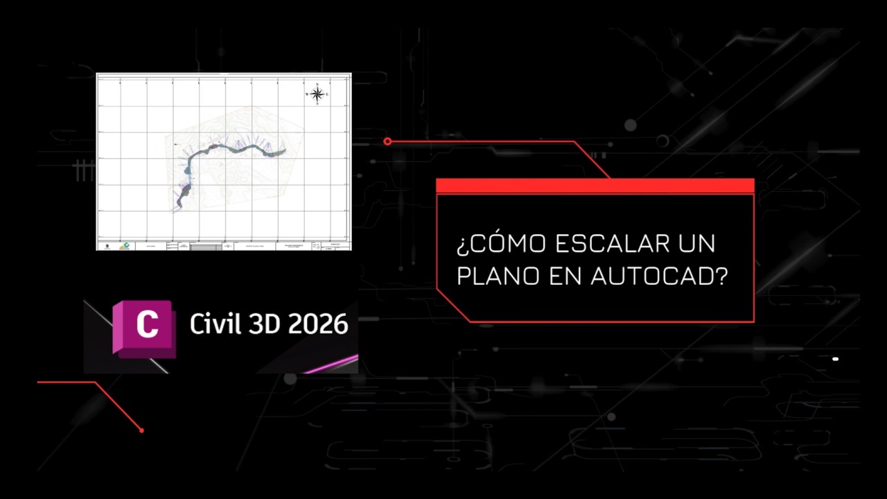 Aprende a ESCALAR un plano en AUTOCAD