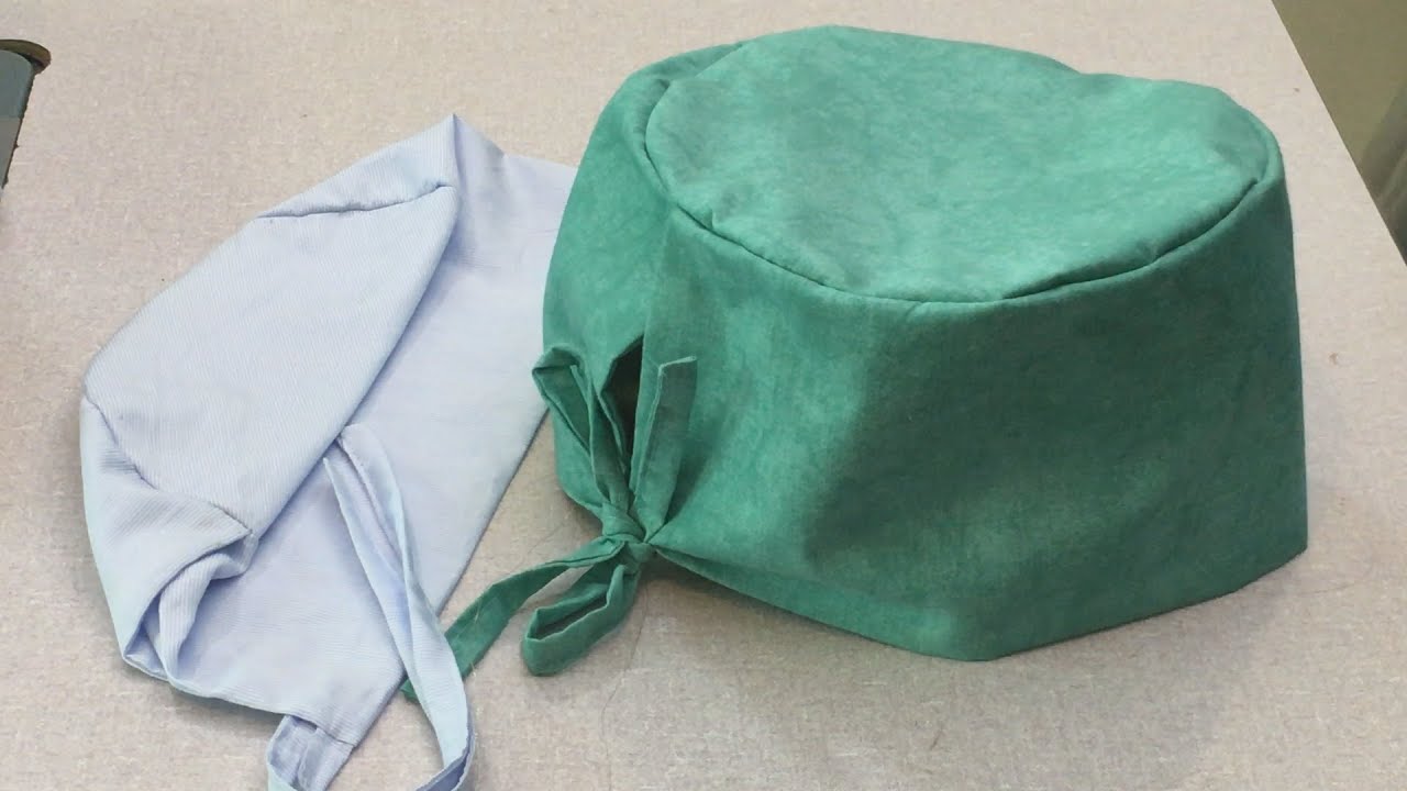 طريقة جد سهلة و سريعة لتفصيل و خياطة قبعة طبية / bonnet chirurgical facile à réaliser .