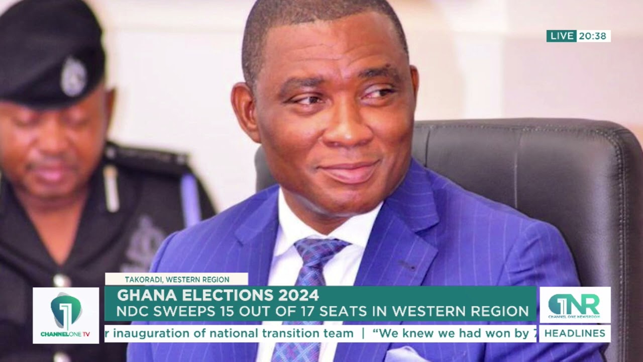 NDC Sweeps Western Region: Wins 15 of 17 Seats in Ghana’s 2024 Elections