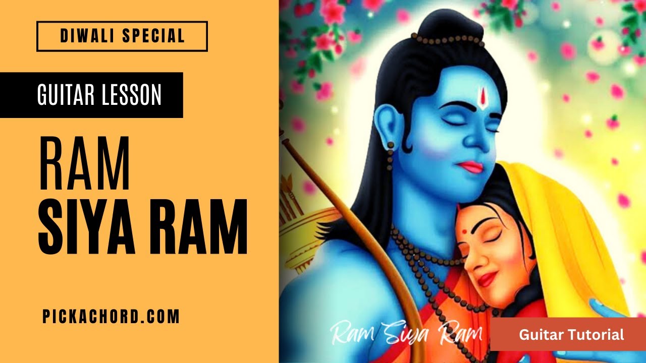 Ram Siya Ram Easy Guitar Lesson | Diwali Special | Pickachord