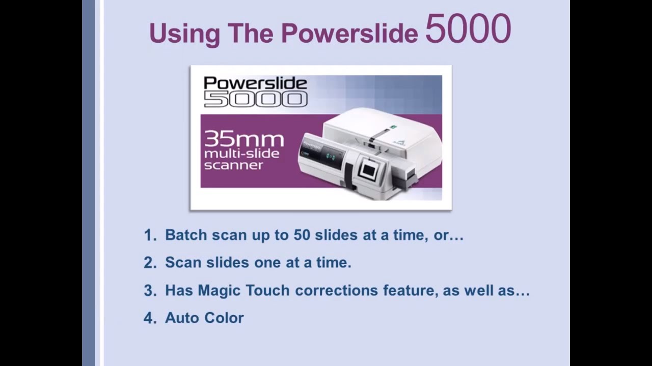 Powerslide 5000 Scanner by Margaret Leckie