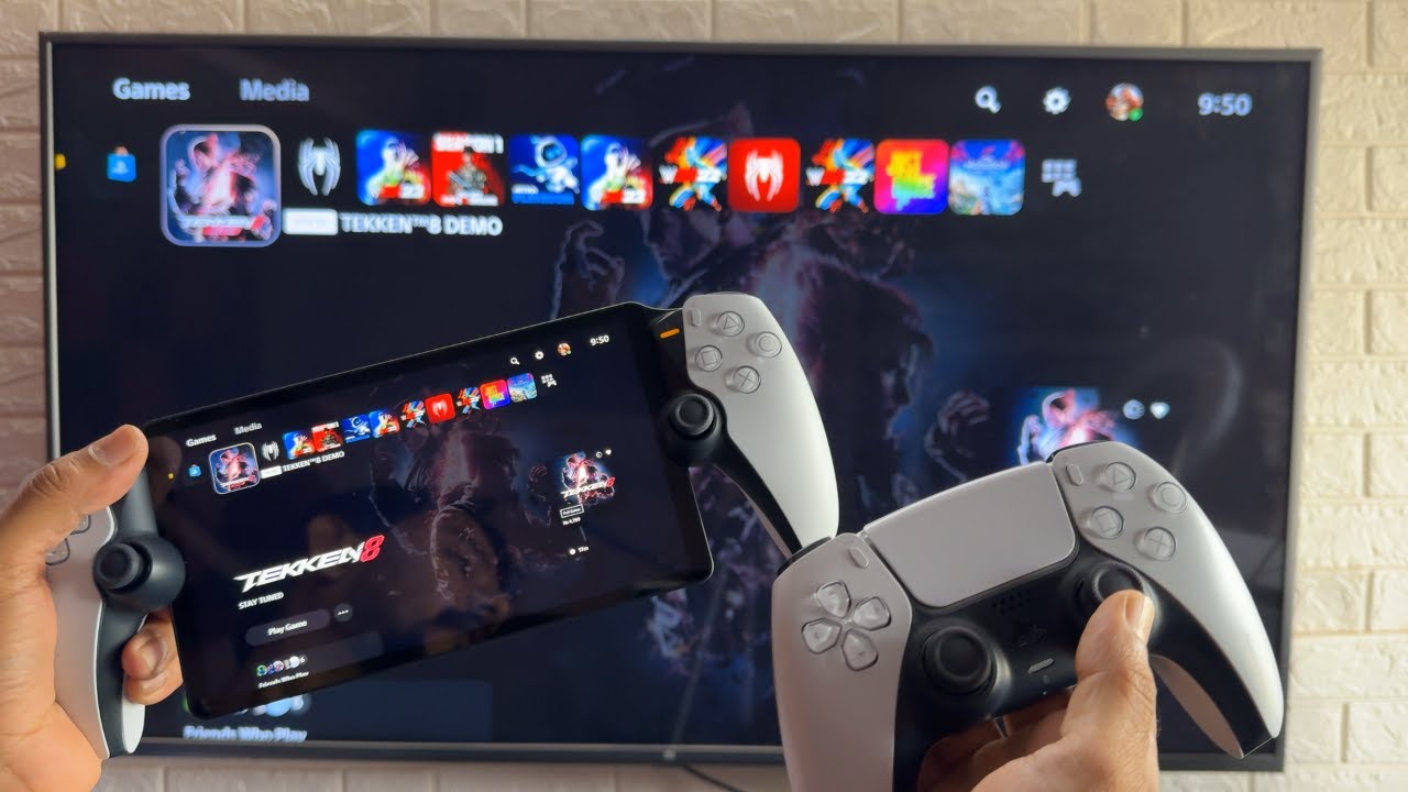 Как использовать PlayStation Portal в режиме разделенного экрана?