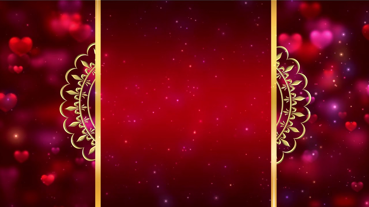 Royal Intro Title Wedding Invitation Background | HD Video Effects for Name Titles & Marriage Intros