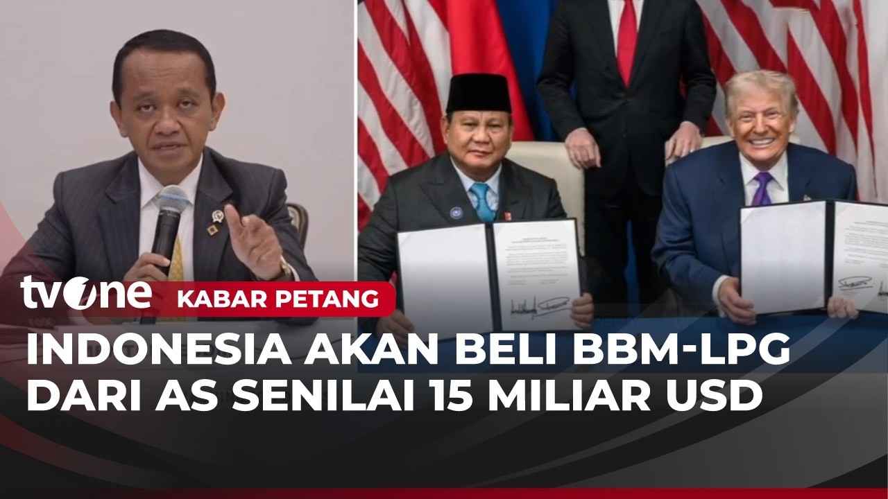 WOW! Indonesia Impor Energi dari AS Senilai 15 M USD | Kabar Petang