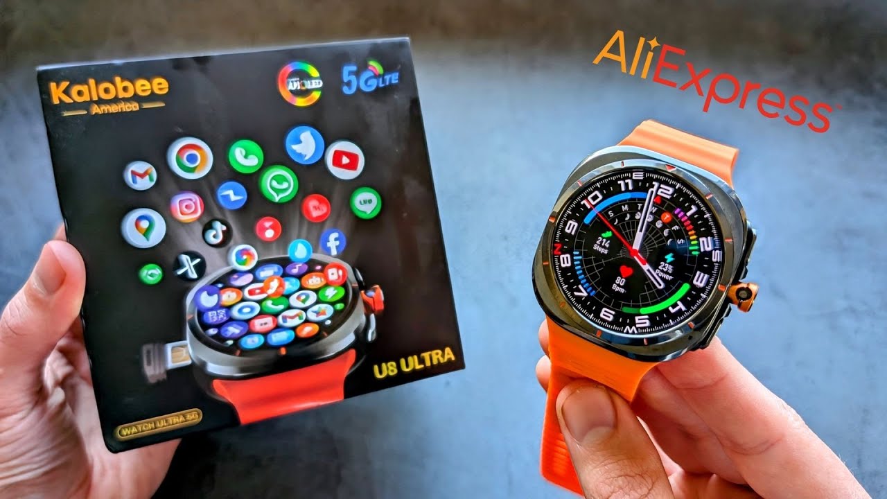 U8 Ultra / Watch 7 Ultra - Full Android SmartWatch, Camera, 5G SIM Card ( Kalobee, Dateoy ,VWAR S7)