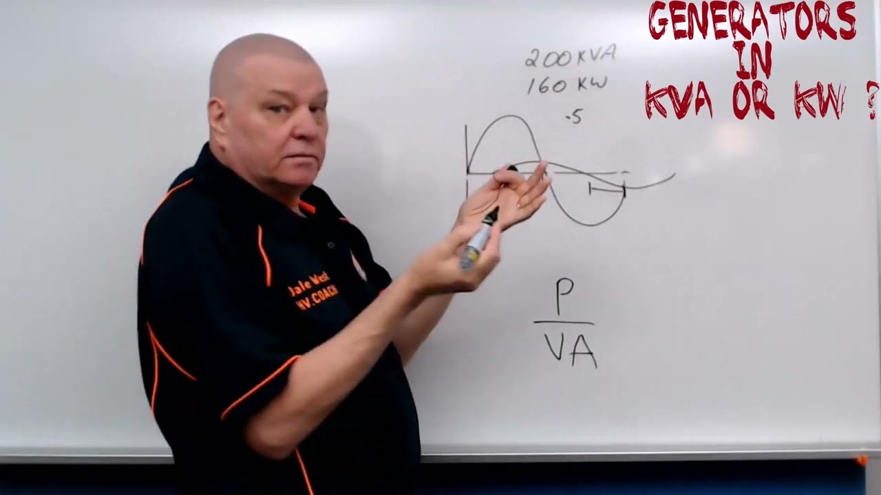 Generators in kVA or kW