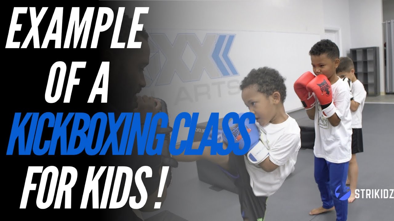 Kickboxing class for kids! (Combos and drills)