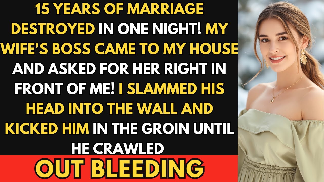 My Wife's Boss Asked Her Out In Front Of Me I Left Him Crippled | Cheating Wife