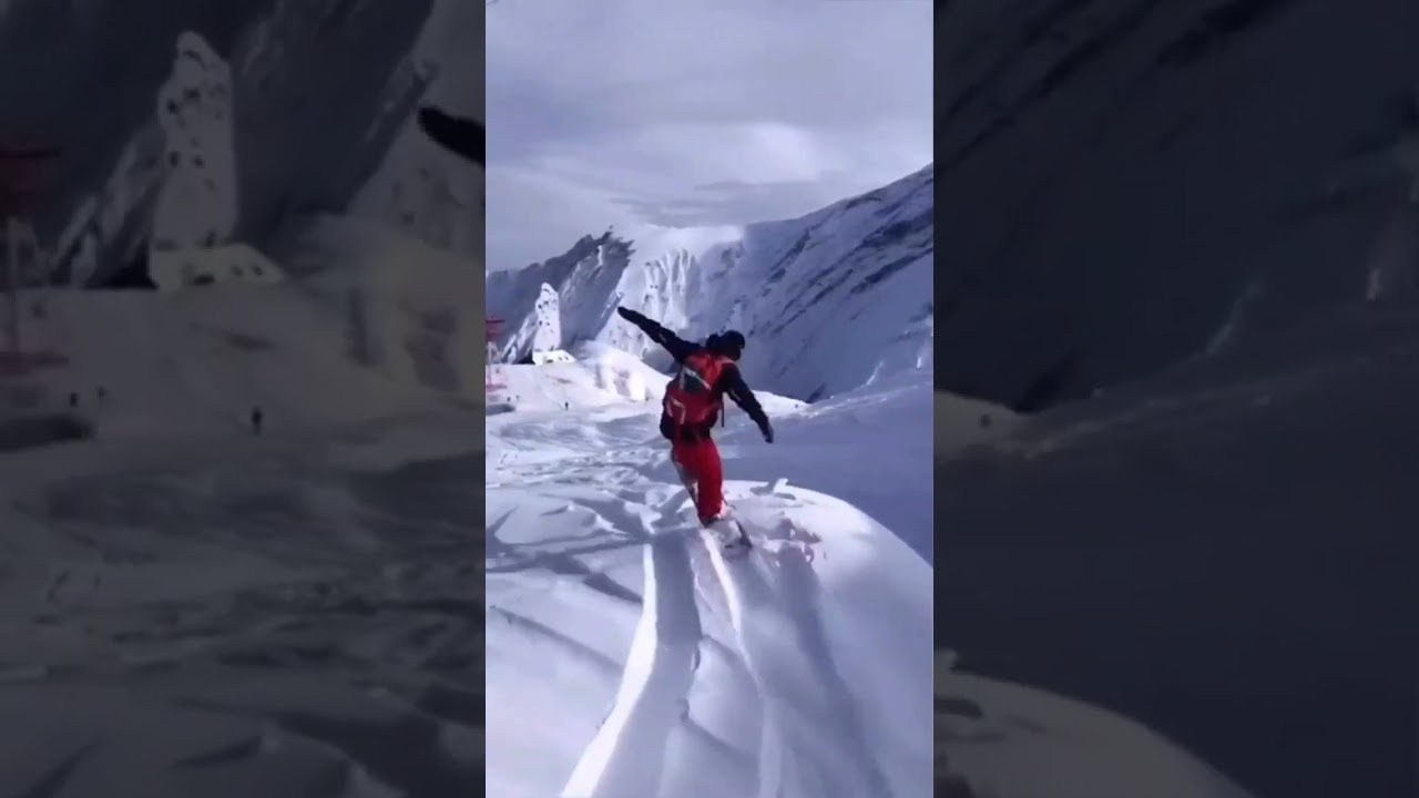 Winter Sports Excitement: The Ultimate Winter Wonderland!🏂 #shorts #shortvideo #snowboarding #snow