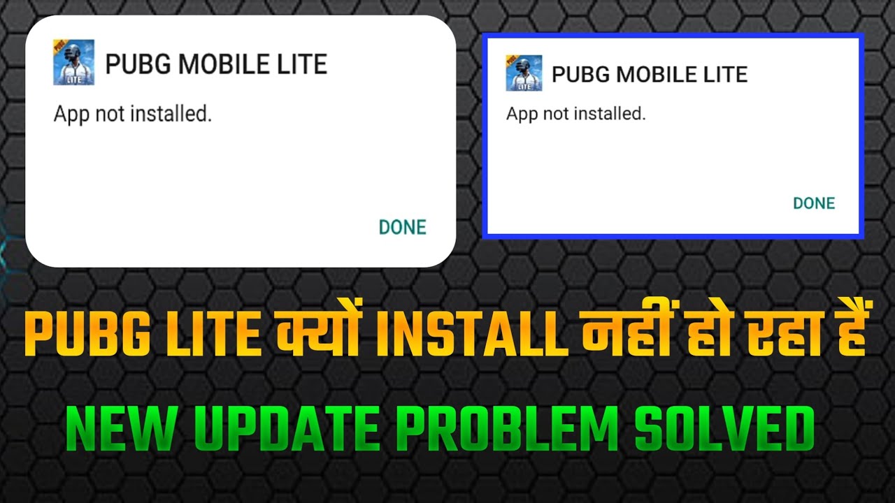 Pubg Mobile Lite Not Installed Problem Solved | Pubg Lite Not Installed