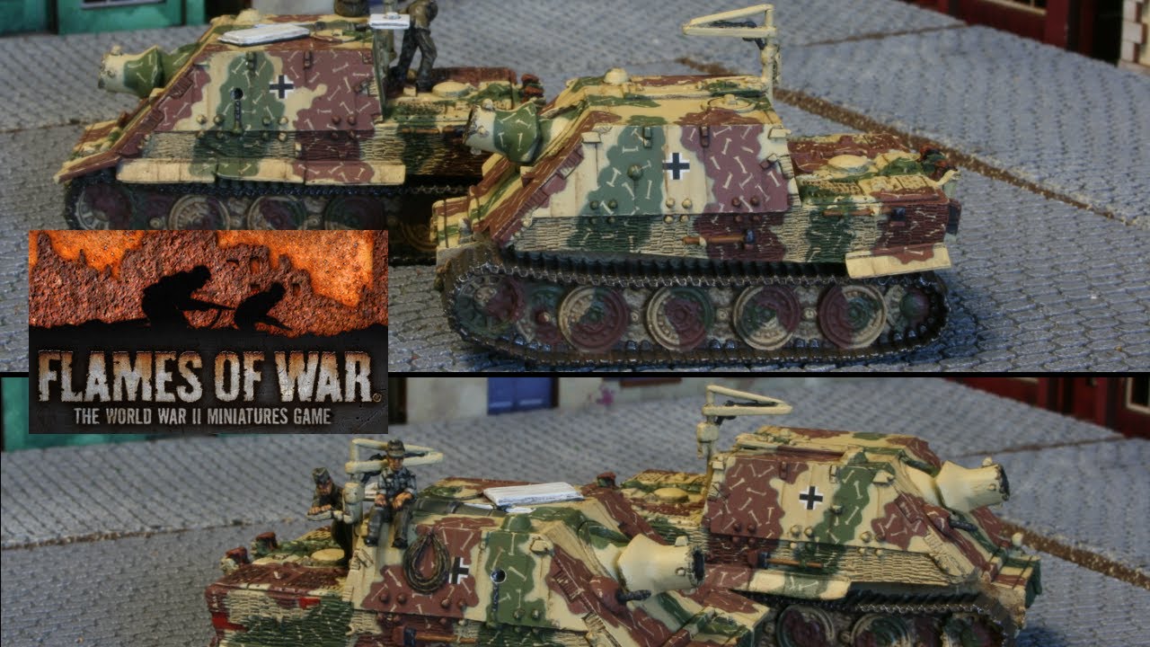 How to Paint a Distinctive Sturmtiger Camo for Flames of War