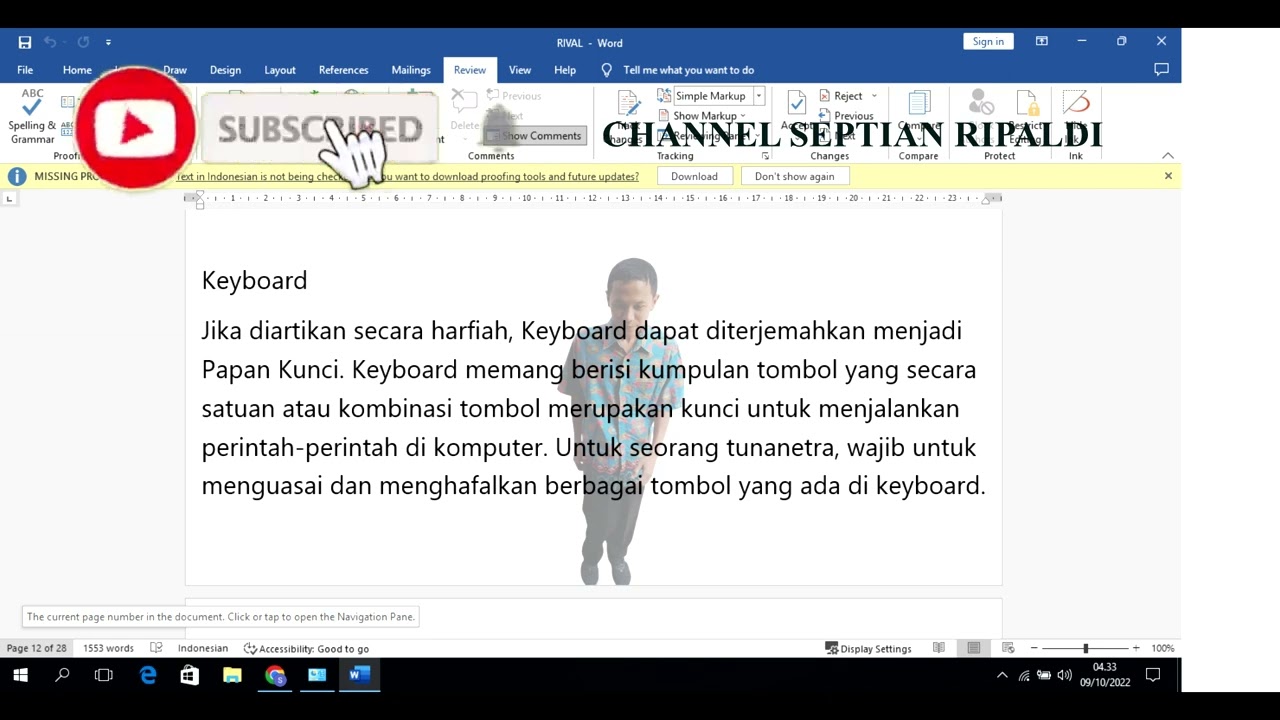 Pengenalan Bagian Bagian Komputer  Untuk tunanetra... Oleh SEPTIAN RIPALDI
