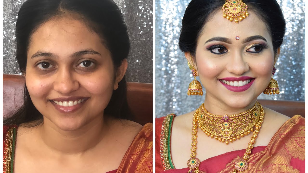 Traditional South Indian bridal look | Instaglam Makeovers by Mubeen