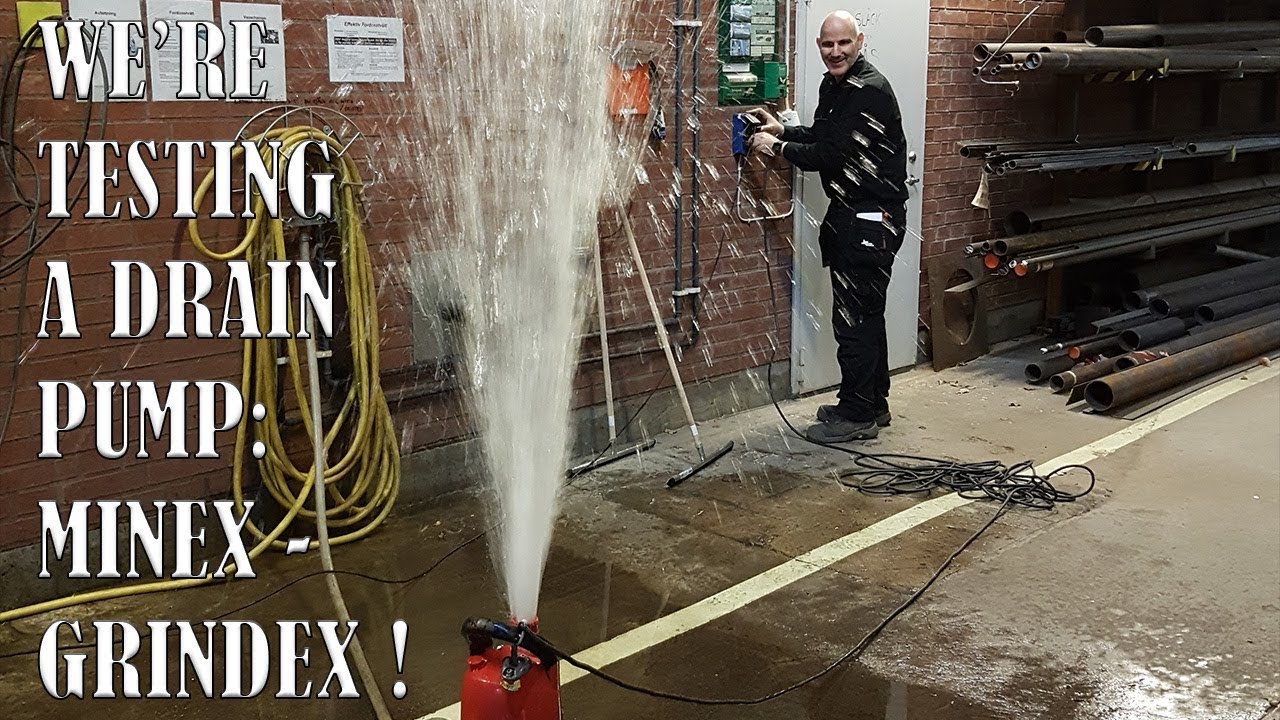 We're testing a Grindex Minex Drainage Pump!