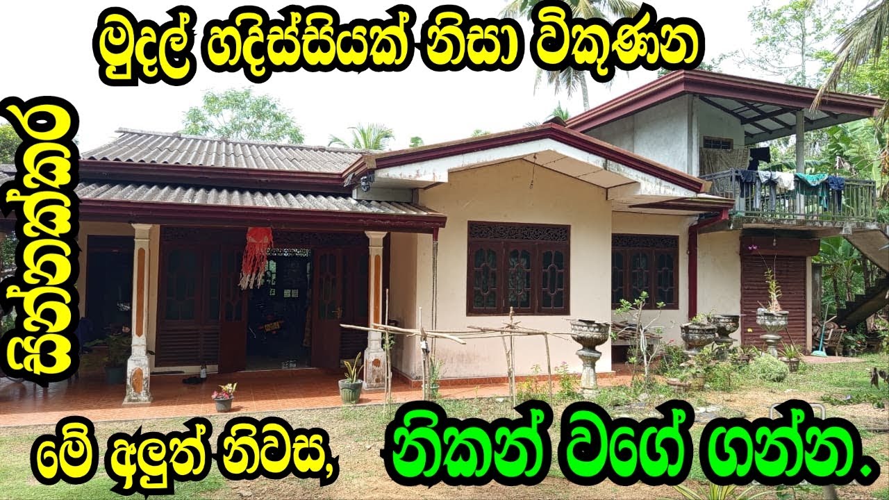 MUDAL HADISIYAK..NIKAN WAGE GANNA/Galle Land/Elpitiya House/Aduwata NIwasak/Elpitya Land/Podimalli
