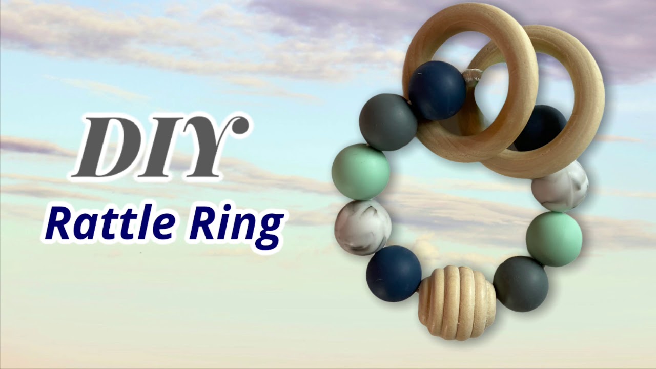 DIY Silicone Rattle Ring Teething Sensory  Project