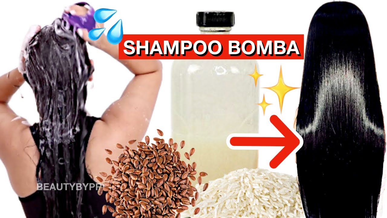 MEZCLA ESTO EN TU SHAMPOO Y TU CABELLO NO PARARÁ DE CRECER 😱 SHAMPOO DE LINAZA ❗️REPARA TU CABELLO ✨