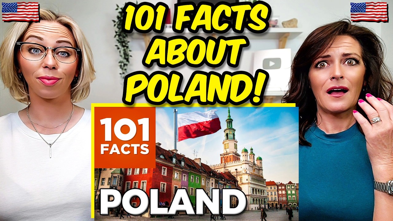 American Couple Reacts: 101 Facts About Poland! FIRST TIME REACTION!