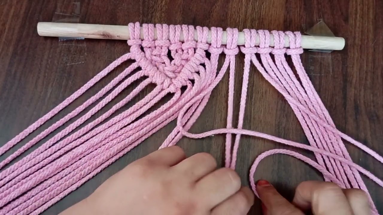 DIY || Easy Macrame Wall  Hanging Tutorial for Beginners @themacknot 