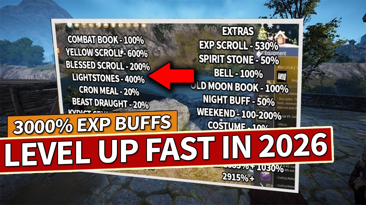 Best Buffs To Level Up FAST in Black Desert Updated Guide