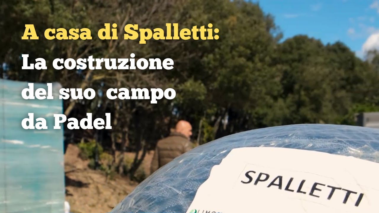 A casa di Spalletti: la costruzione del suo campo da Padel - Merli Sport