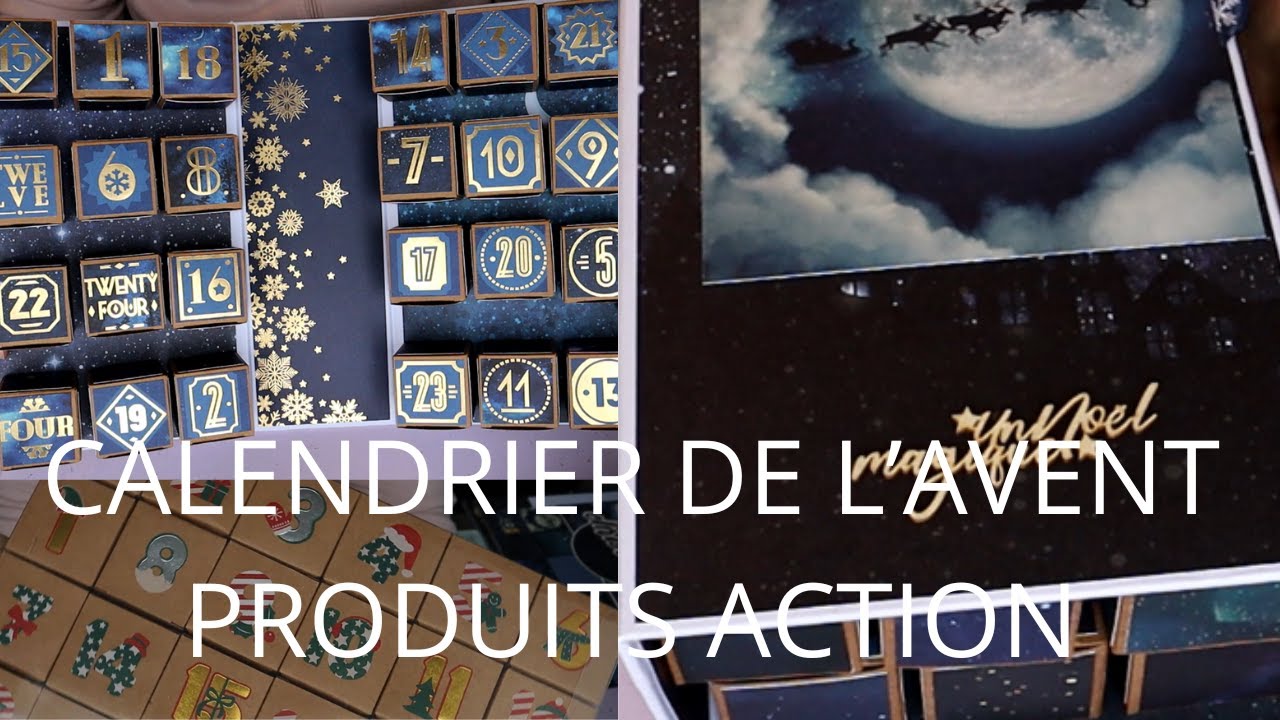 CALENDRIER DE L'AVENT PRODUITS ACTION #faitmains #loisirscréatifs #diyprojects #calendrierdelavent