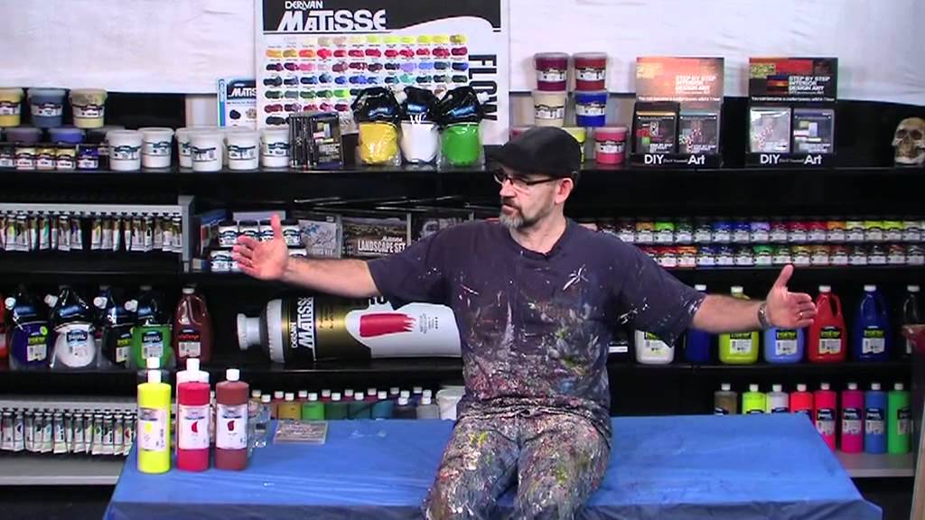 Abstract Artist Talk Glenn Farquhar Learn to Paint Abstract Art Demonstration