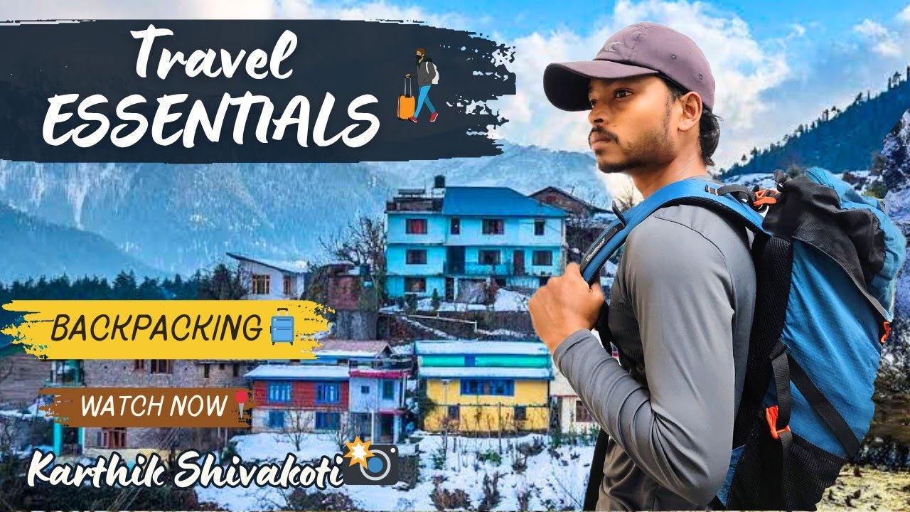 THINGS💼 U NEED to CARRY🚗WHILE TRAVELLING🧳| ESSENTIALS | KARTHIK SHIVAKOTI📍#packing #luggage #travel