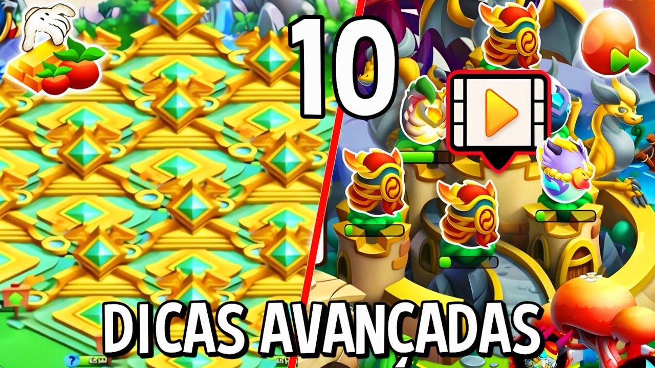 🟠 10 DICAS AVANÇADAS PARA VOCÊ QUER EVOLUIR MUITO NO DRAGON CITY!