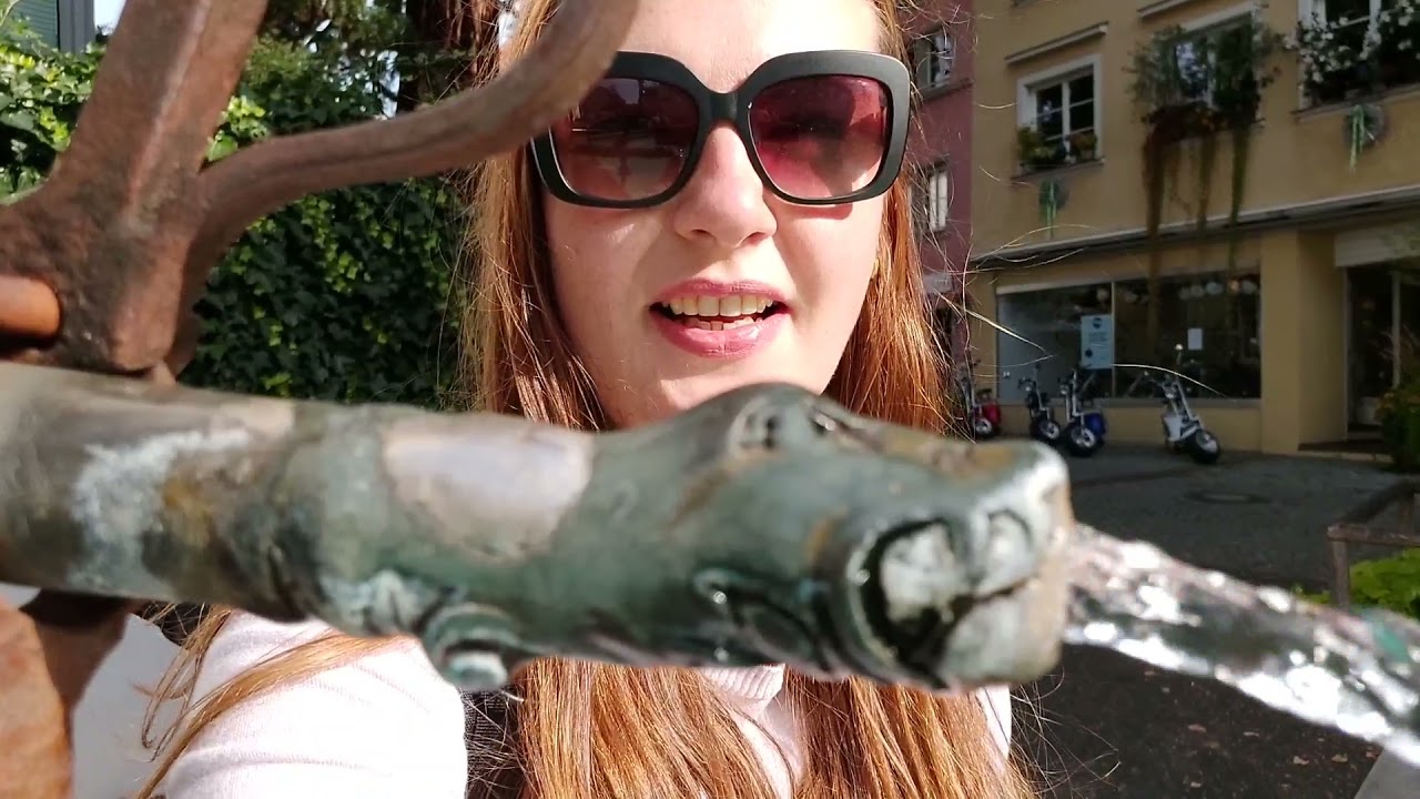 Urokliwe stare miasto otoczone wodą i g&oacute;rami. Lindau. Vlog z podr&oacute;ży. Niemcy. Bawaria.