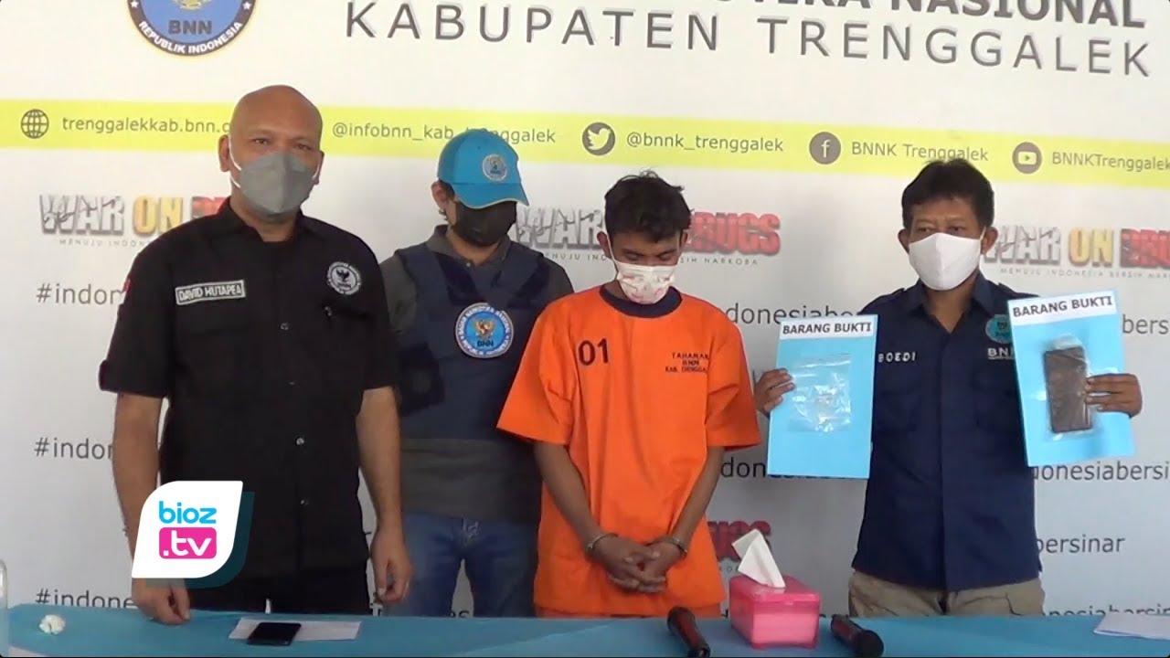 Dibongkar BNNK, Peredaran Sabu Di Trenggalek Dikendalikan Napi Dari Dalam Lapas ? - bioztv.id