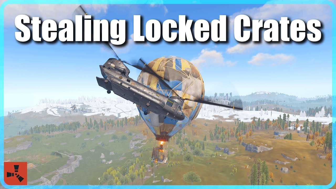 I Found All The Ways to Steal The Chinook Locked Crate in Rust!