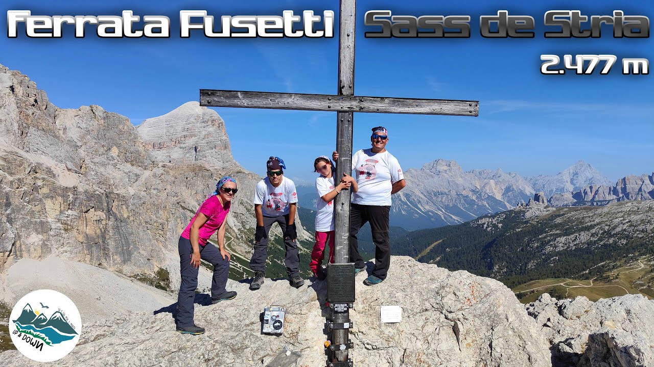 Ferrata tenente Fusetti al Sass de Stria