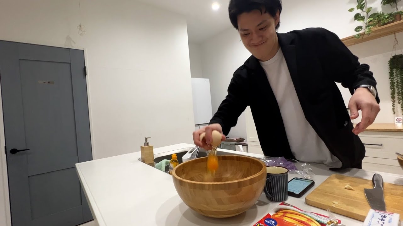 粗品人生初のケーキ作り【73歳の太客に会いに行く#1】