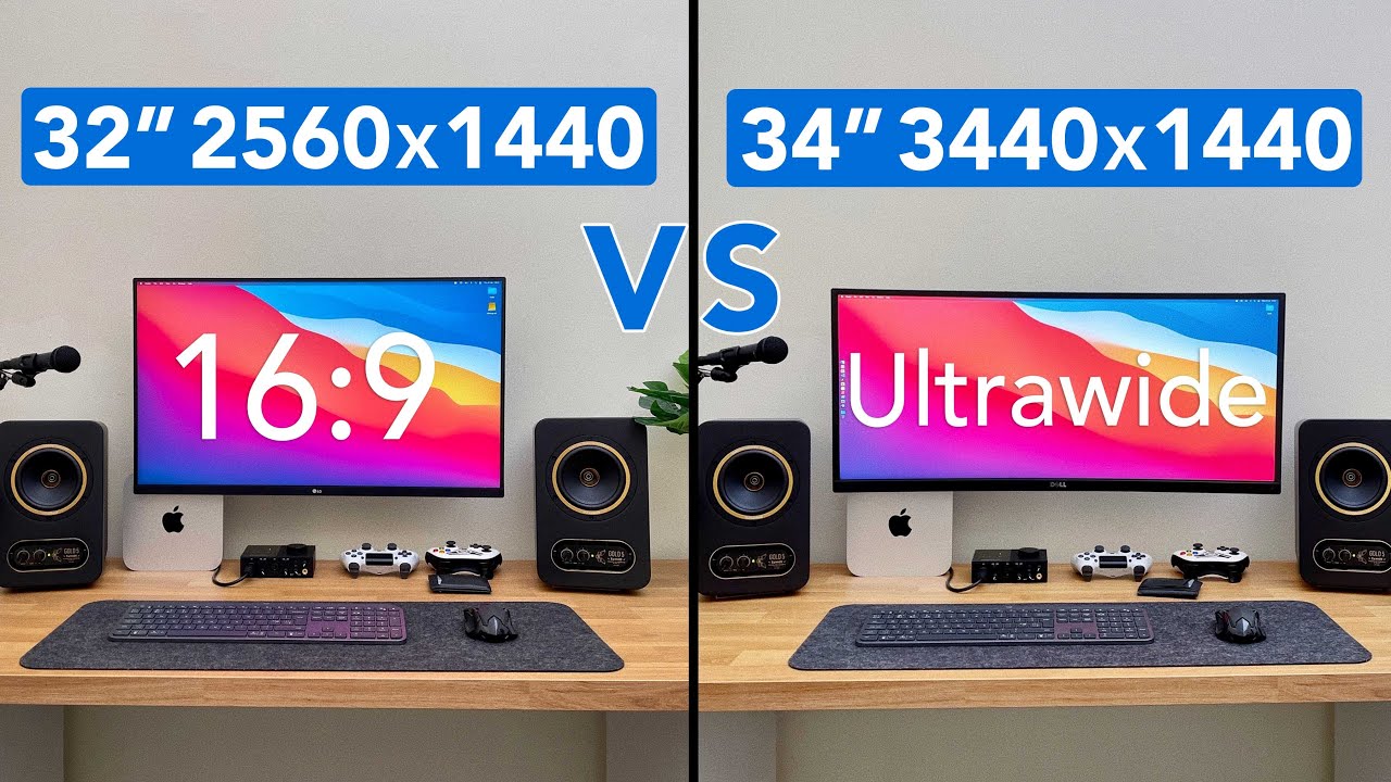 32-дюймовый 1440p против 34-дюймового 1440p Ultrawide: какой из них лучше для вас?
