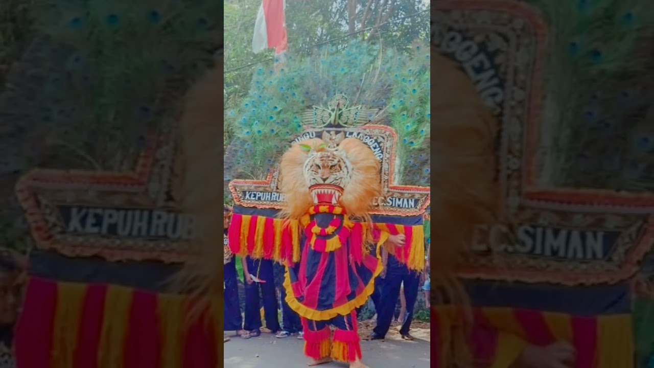 Kesenian Reog dan Gajah-gajahan dalam rangka HUTRI 77 #indonesia #hutri77 #pastibisa #reog #gajah