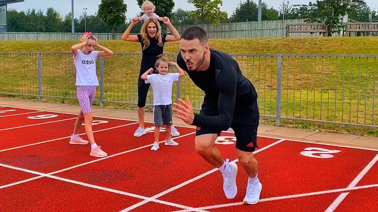 BILLY WINGROVE FASTEST YOUTUBER EVER!?!? 😱 EPIC FAMILY 100 METER RACE 🏃&zwj;♂️ 🏃&zwj;♀️ 💨