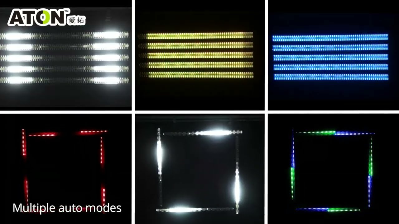 STROBE BAR  RGBW 4 in 1 LED with section control function IP65