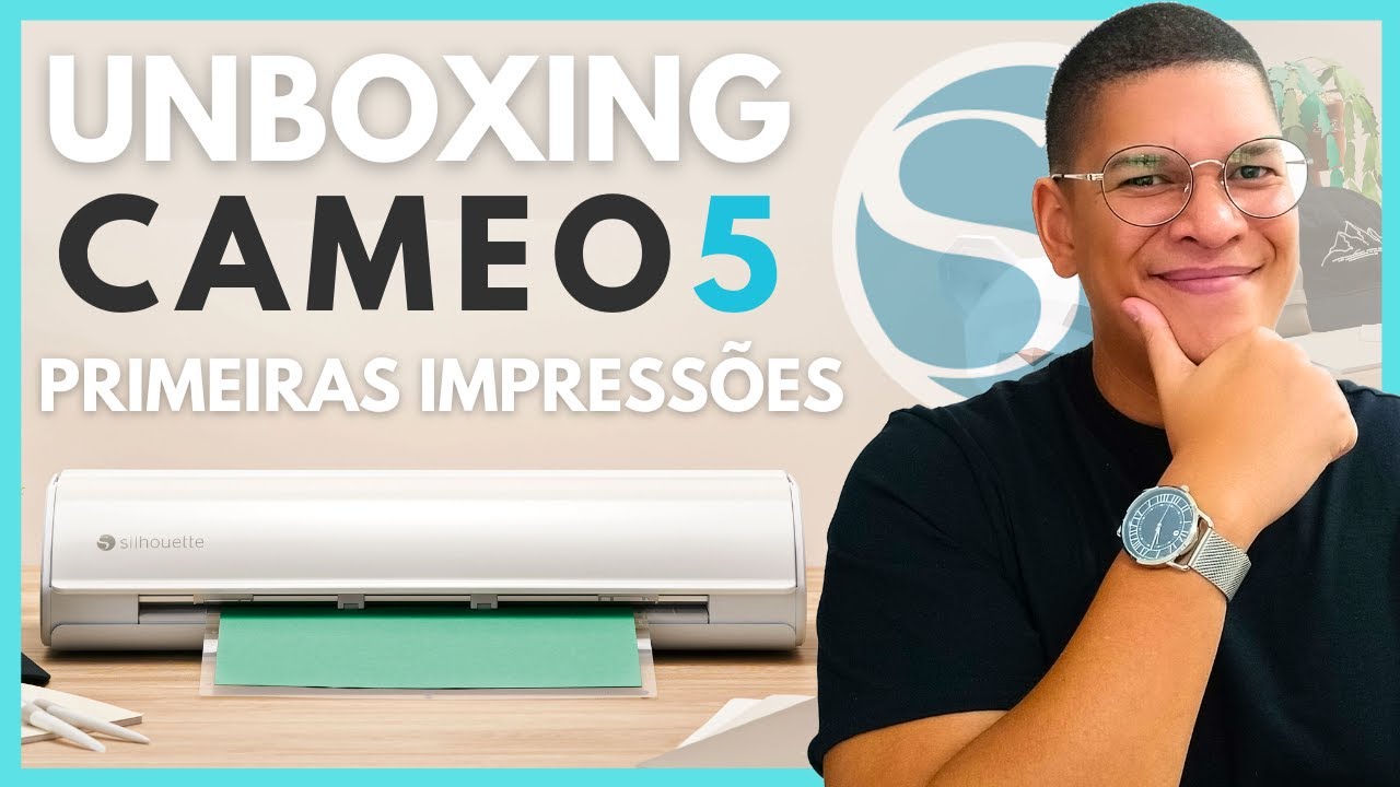 a NOVA Silhouette Cameo 5 + Base Eletrostática | Primeiras Impressões (Unboxing) 2024