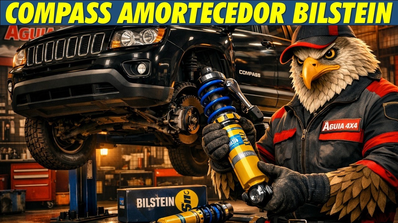 EP. 1450// Jeep COMPASS Diesel Instalação de SNORKEL e Amortecedores BILSTEIN  Camper @BILSTEIN