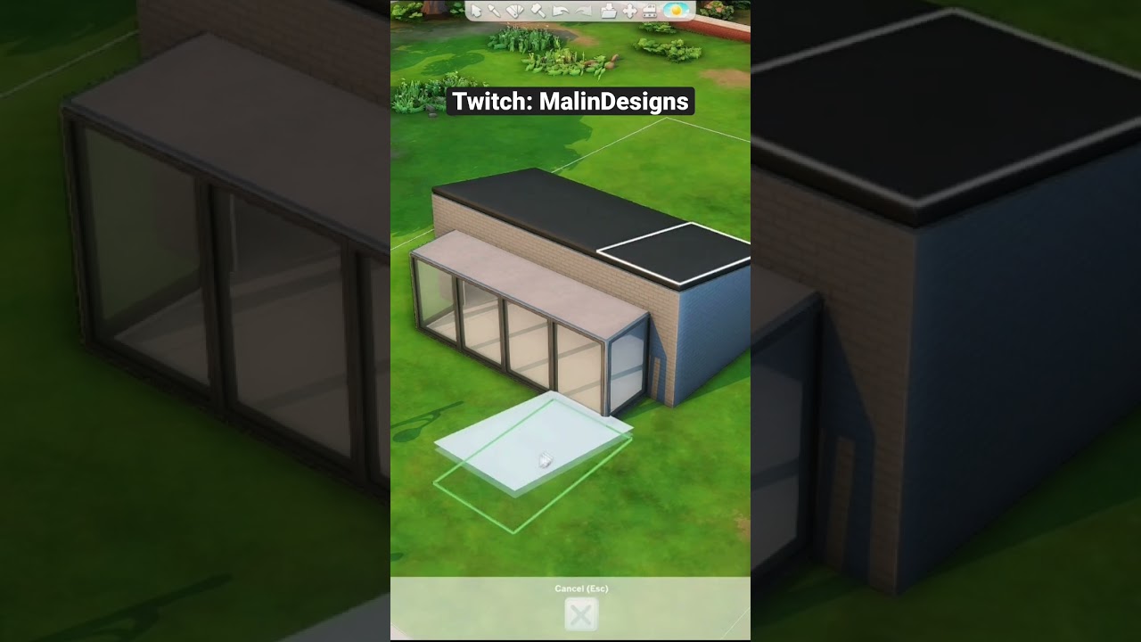 The Sims 4 - Roof ideas | tips & tricks #sims4 #short #shorts