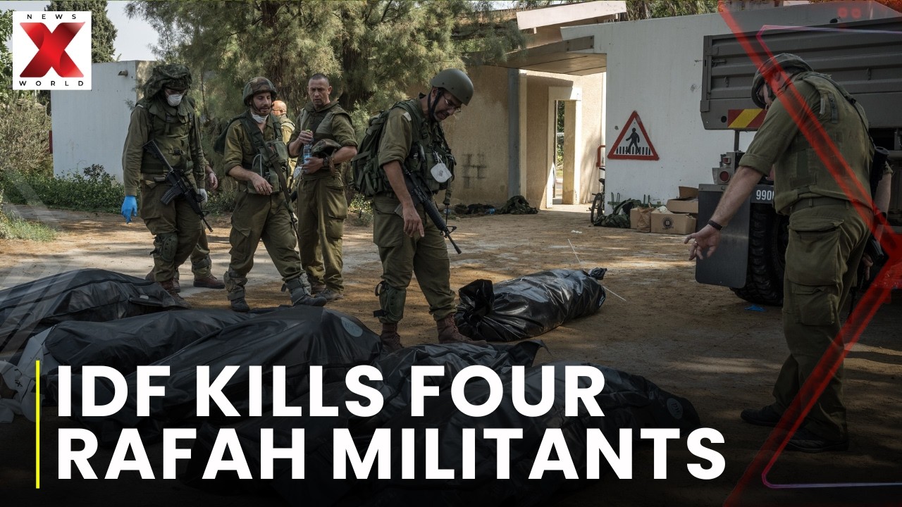 IDF Kills Four Terrorists In Rafah Violating Gaza Ceasefire Agreement | NewsX World