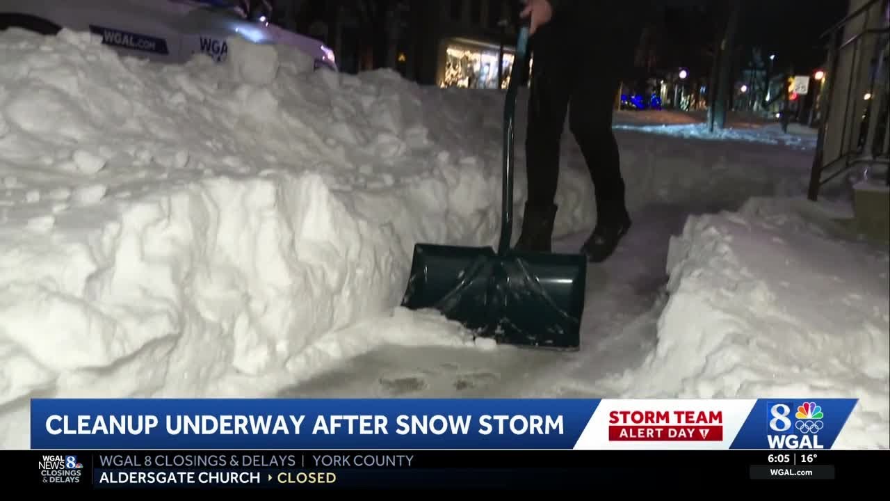 Lititz, Lancaster County, residents dig out after major winter storm