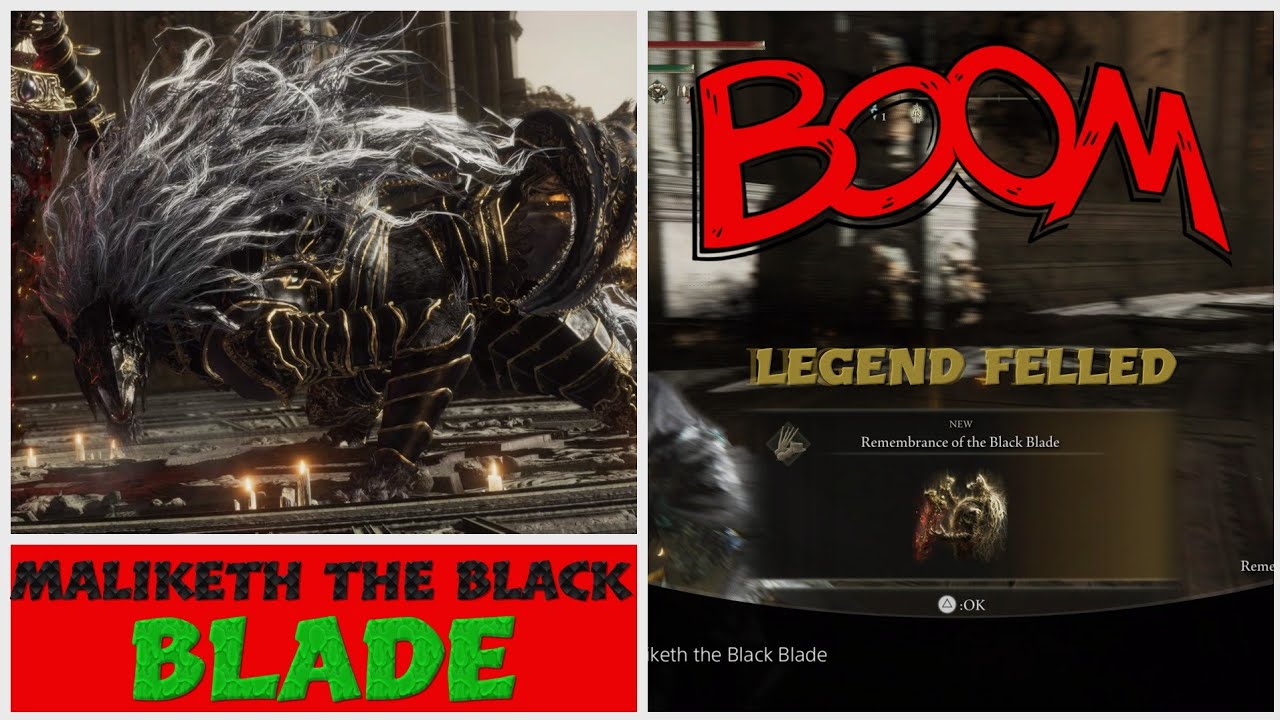 THIS IS HOW I DEFEATED MALIKETH THE BLACK BLADE III ELDEN RING