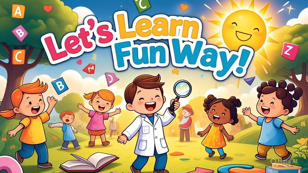"Let’s Learn the Fun Way!” - A joyful journey of songs that turn everyday learning into play!