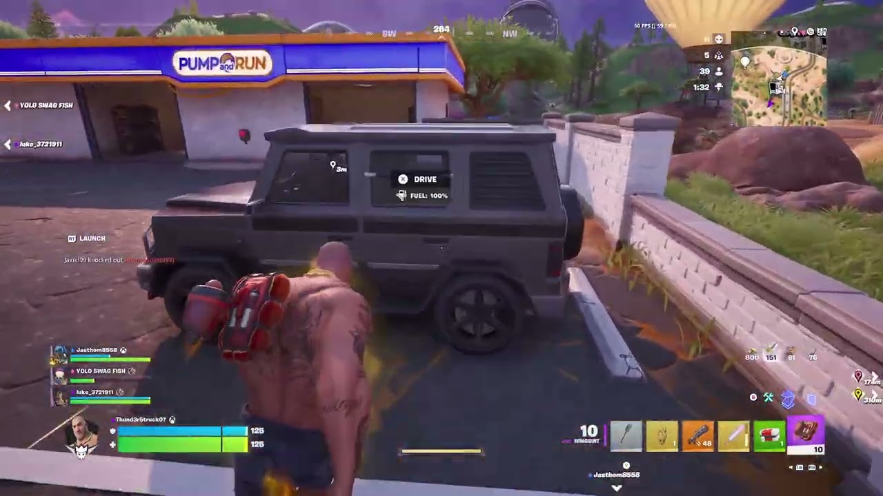 Fortnite squads win: at our peak