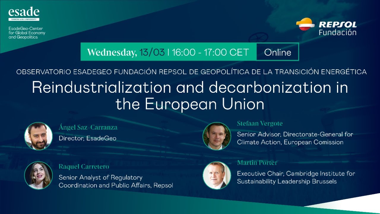 Reindustrialization and Decarbonization in the European Union