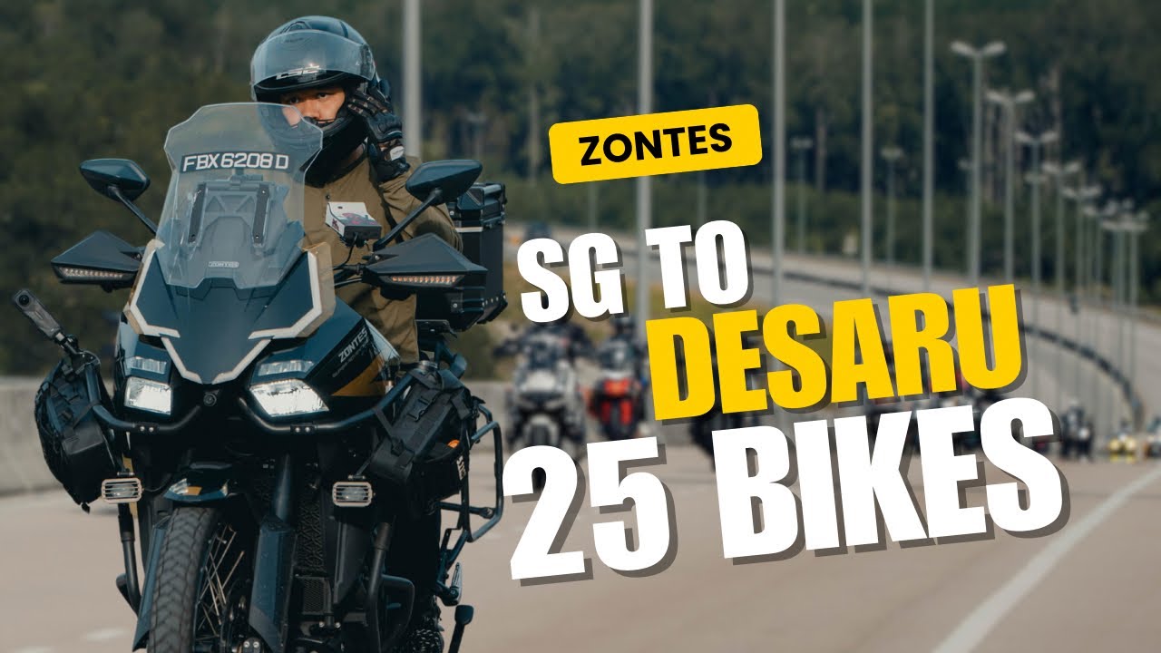 25 ZONTES RIDERS TRIP FROM SINGAPORE - TANJONG PIAI TO DESARU - 703F