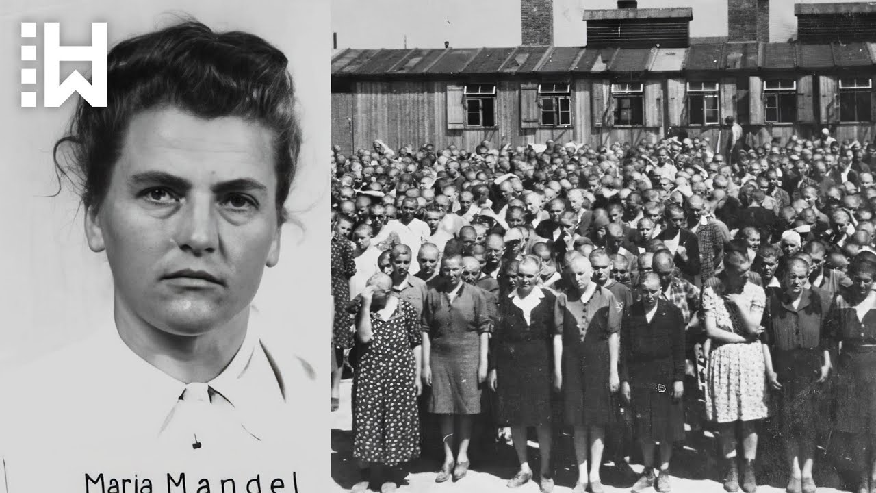 Execution of Maria Mandl - Female Nazi Guard at Auschwitz Concentration Camp - Nazi Germany - WW2